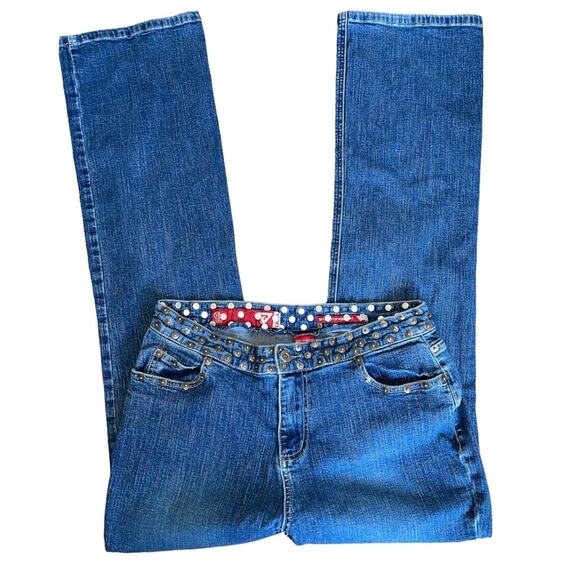 Guess Studded Denim Vintage Jeans Size 32 - Picture 1 of 11